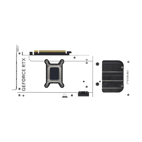 ASUS Prime RTX 5070 OC 12GB GDDR7 White Graphics Card